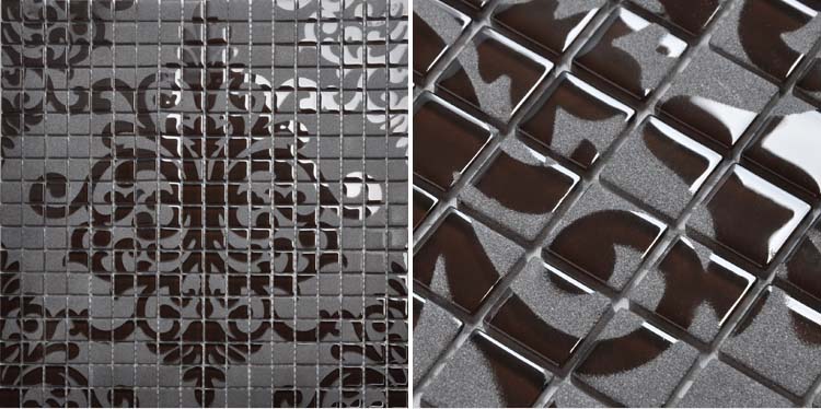 crystal glass wall tile - h059