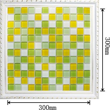 dimensions of the crystal glass mosaic  tile backsplash tiles sheet - 10020