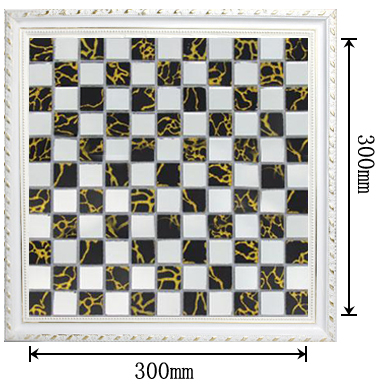 dimensions of the glass mosaic art pattern tile backsplash wall sticers du203