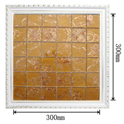 dimensions of the glass mosaic gold art pattern tile backsplash wall sticers lh908