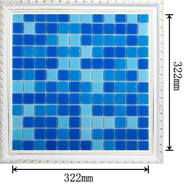 dimensions of the glass mosaic tile backsplash wall sticers HC-468