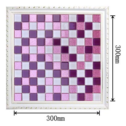 dimensions of the glass mosaic  tile backsplash wall stickers pk562