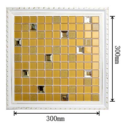 dimensions of the glass mosaic  tile backsplash wall stickers sfm003