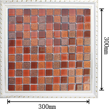 dimensions of the glass mosaic tile backsplash wall stickers tiles sheet - pk550