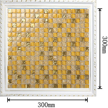 dimensions of the glass mosaic tile backsplash wall ice-crack-sticers -l309