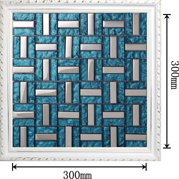 dimensions of the glass mosaic tile backsplash wall ice-crack-sticers -d190
