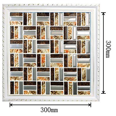 dimensions of the glass mosaic tile backsplash wall ice-crack-sticers -d197