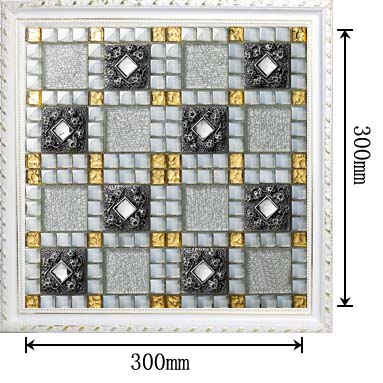 dimensions of the glass mosaic tile backsplash wall sticers - 611