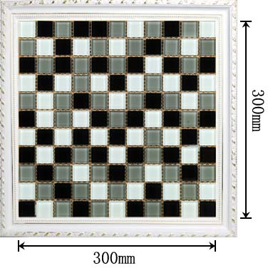 dimensions of the glass mosaic tile backsplash wall sticers kl026