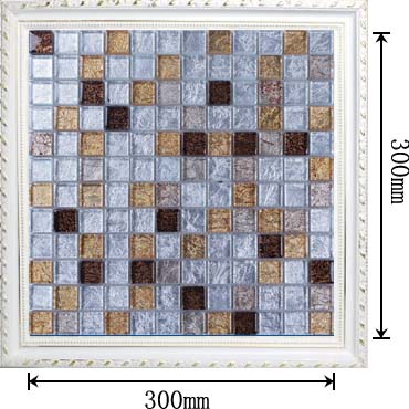dimensions of the glass mosaic tile backsplash wall sticers - n102