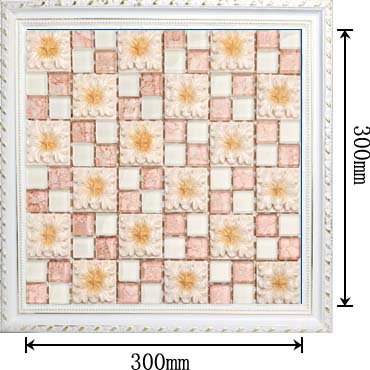 dimensions of the glass mosaic tile bedroom backsplash wall stickers yf-mtz48