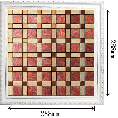 dimensions of the metallic mosaic tile aluminum panel wall backsplash tiles - fs31503
