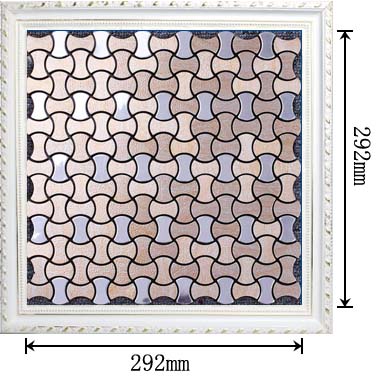 dimensions of the metallic mosaic tile aluminum panel wall backsplash tiles - ys36804