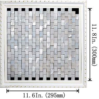 dimensions of the mother of pearl tile - st059
