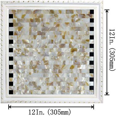 dimensions of the mother of pearl tile - st071