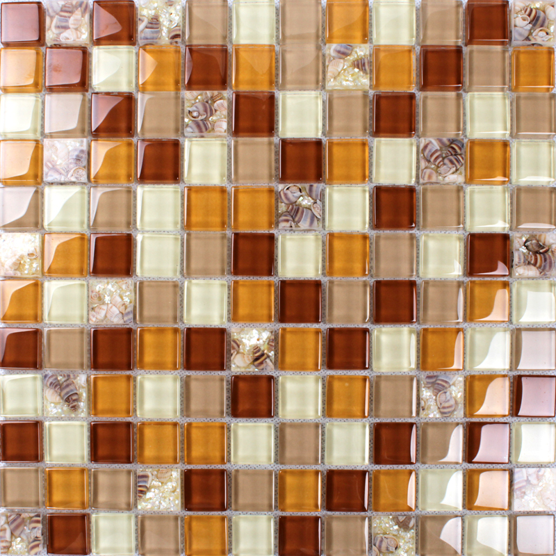 front of crystal glass tile mosaic wall tiles 