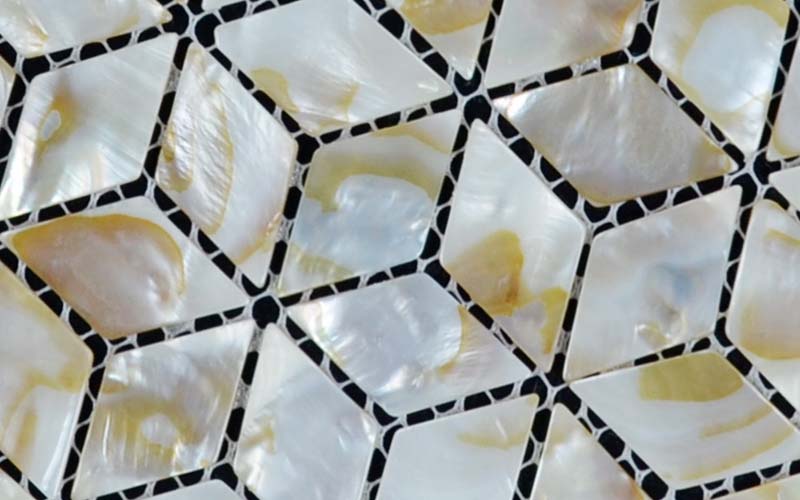 enlarged photo of the mother of pearl tile - st068