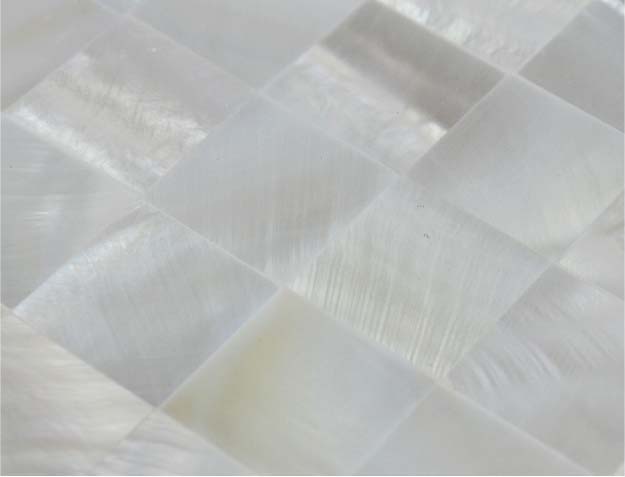 enlarged photo of the mother of pearl tile - st076