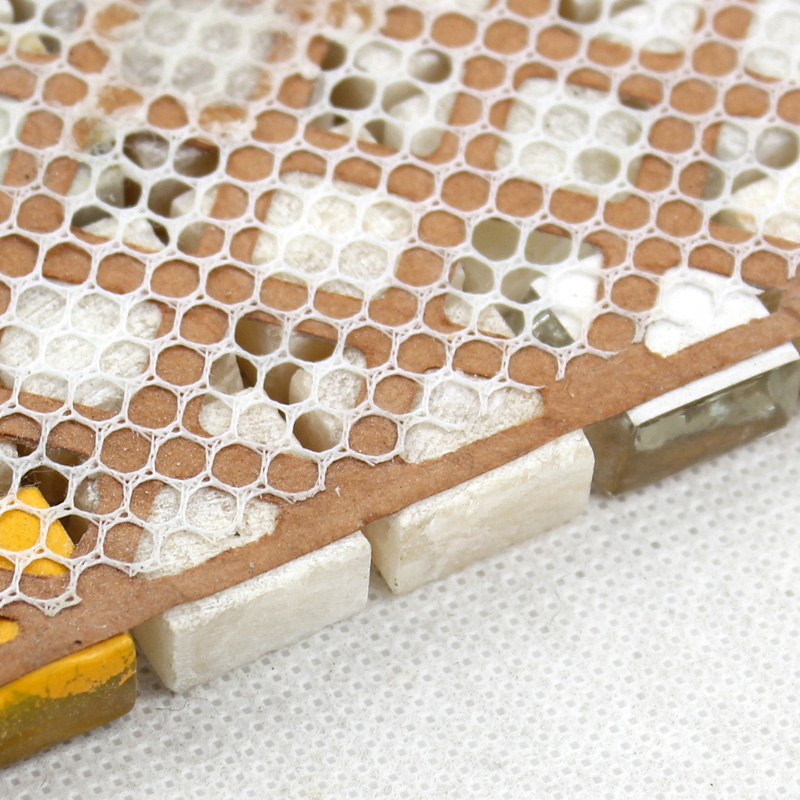 Natural marble glass mosaic tile wall stickers 