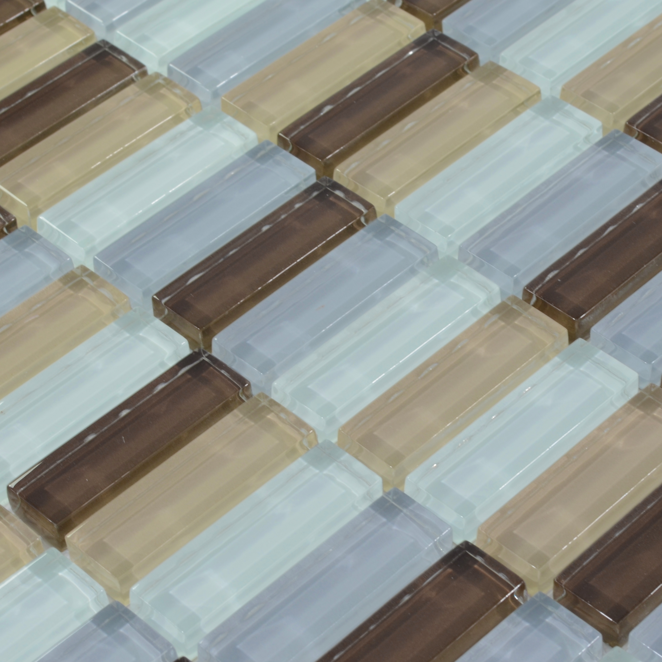 Wholesale Mosaic Tile Crystal Glass Backsplash Kitchen Countertop