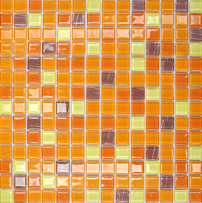 front of crystal glass mosaic wall tiles stickers backsplash sheet- tj2001