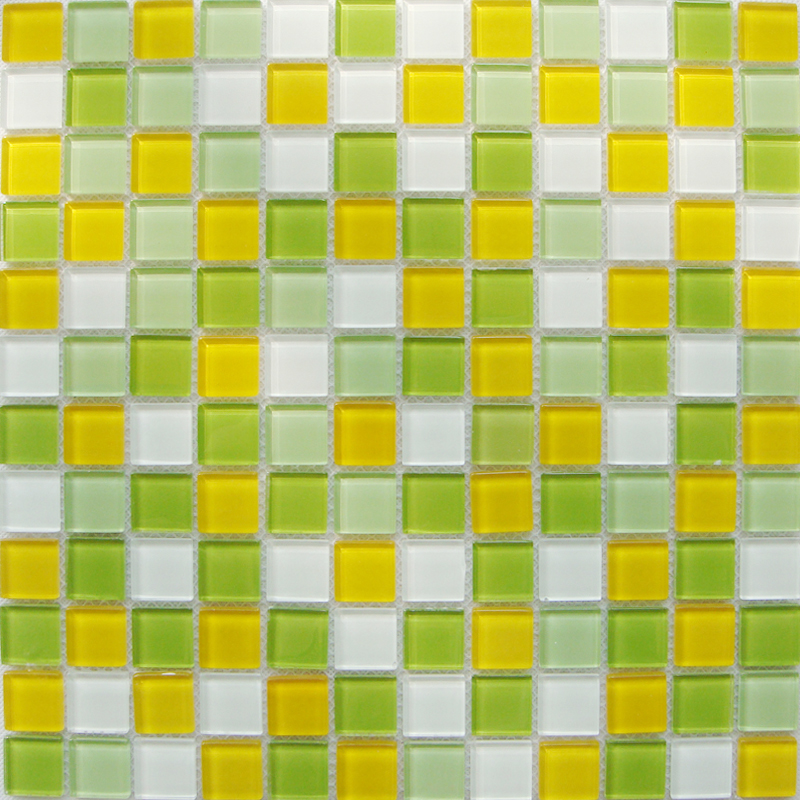 front of crystal glass tile mosaic tiles wall stickers - 10020