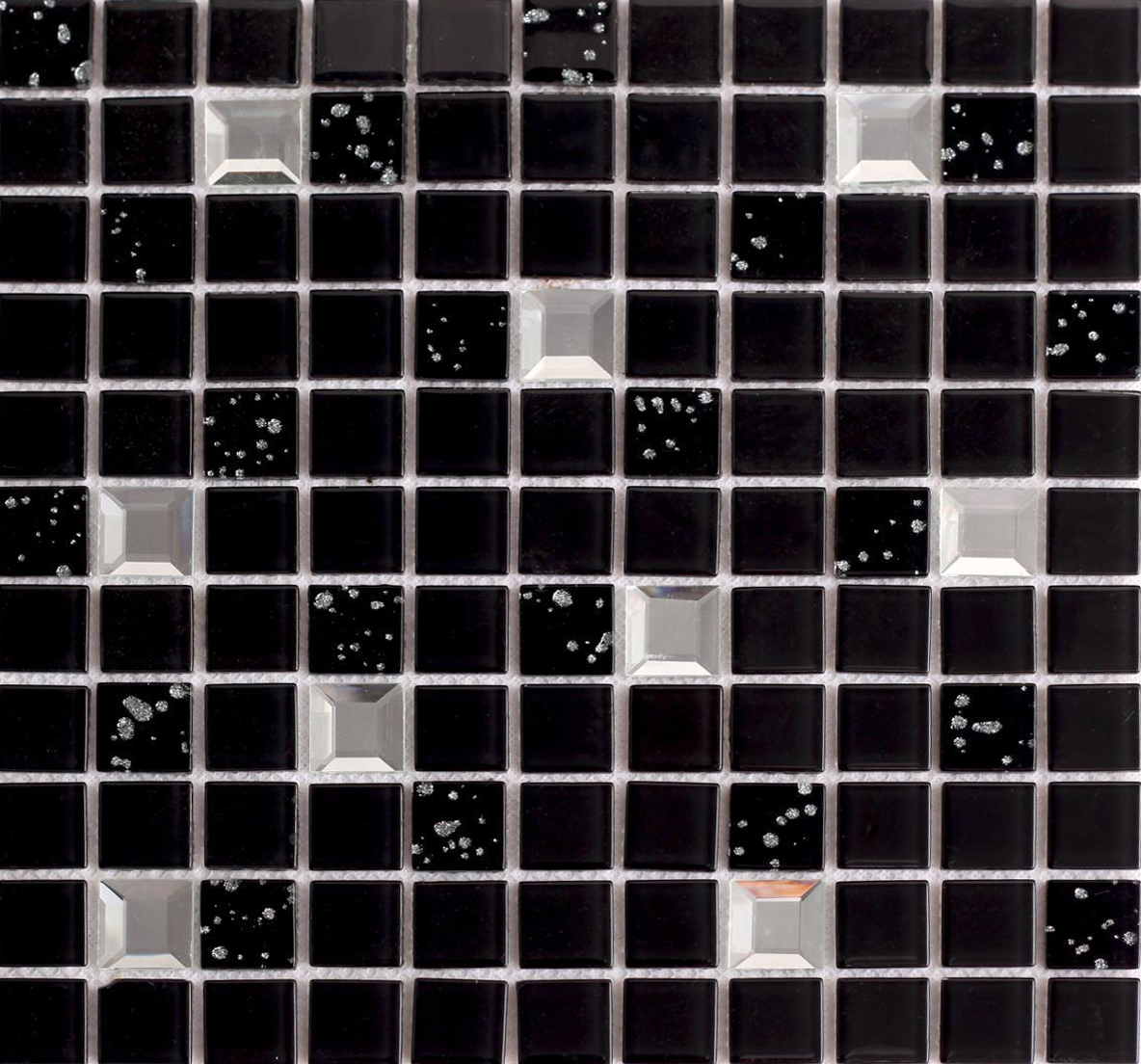 front of crystal glass tile mosaic wall diamond tiles -10044