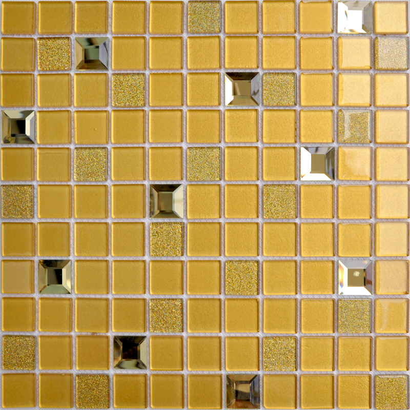 front of crystal glass tile mosaic wall plated tiles -sfm003
