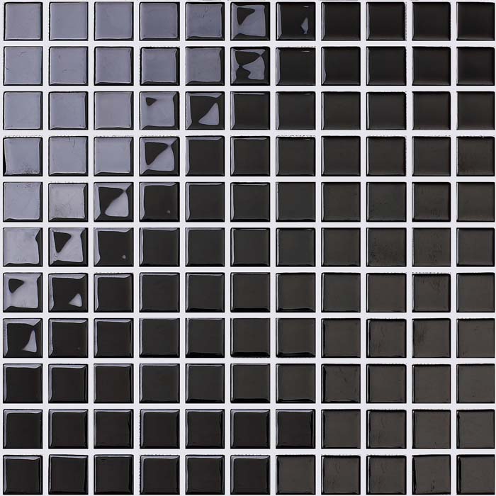 front side of the crystal glass mosaic tile for swimming pool - hj140