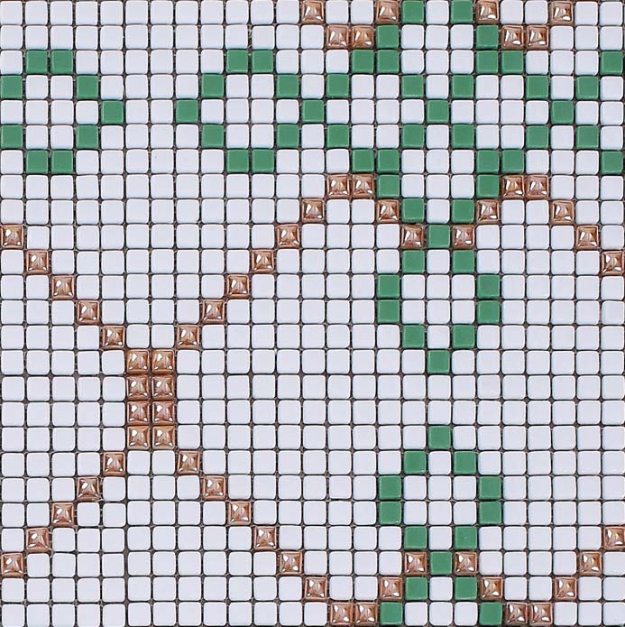 front of crystal glass tile glazed vitreous mosaic wall tiles - gh33