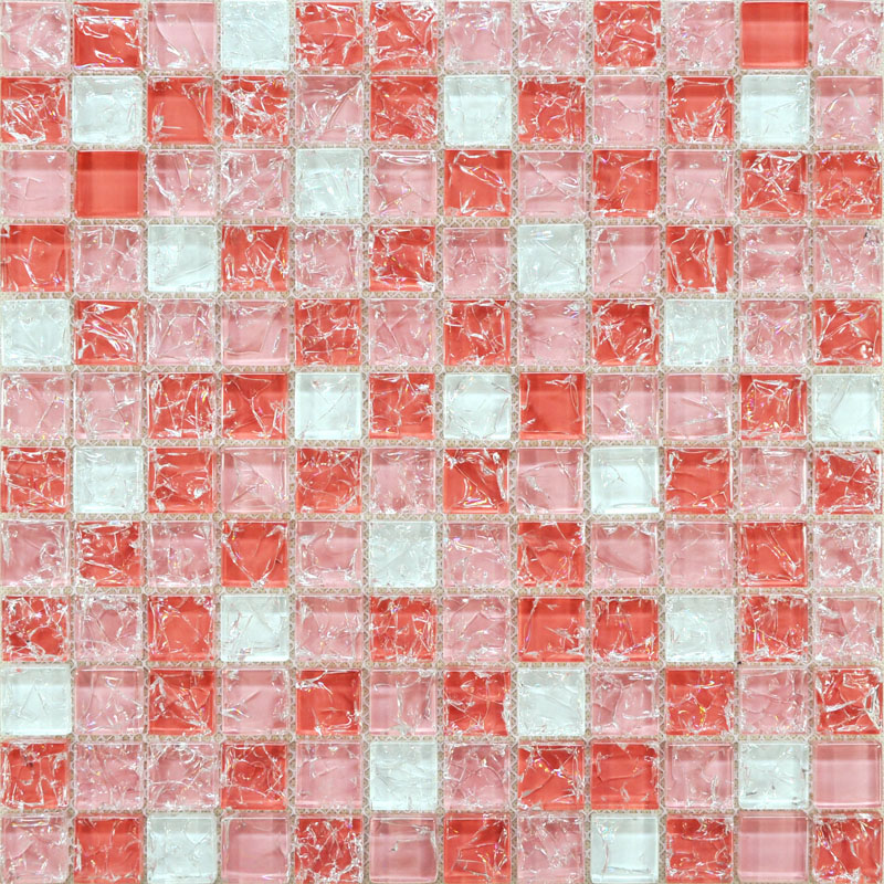 front of crystal glass tile ice crack mosaic wall tiles - bl2302