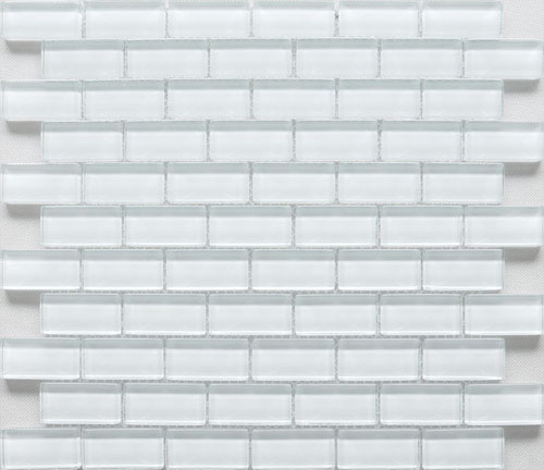 front of crystal glass tile vitreous white mosaic wall tiles -bs10