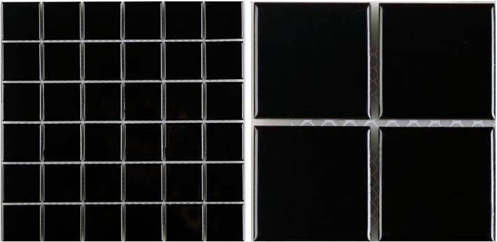 front side of glazed porcelain pool tile - hb-660
