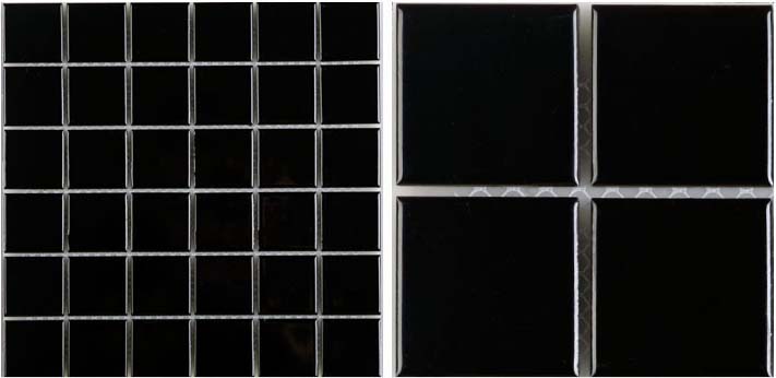 front side of glazed porcelain pool tile - hb-660