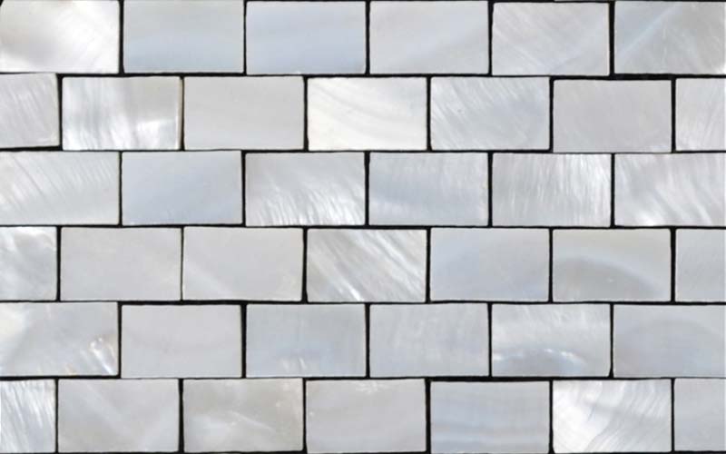 front side of the mother of pearl tile - st059