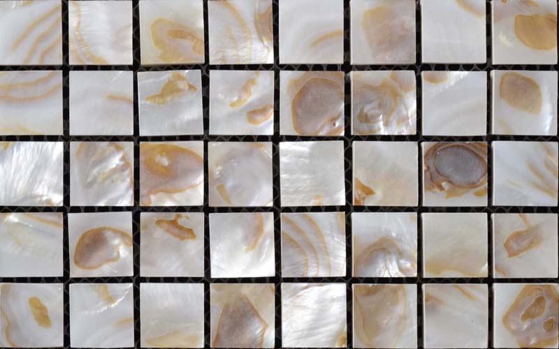 front side of the mother of pearl tile - st066