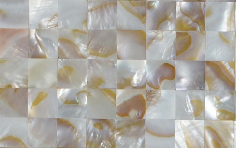 front side of the mother of pearl tile - st069