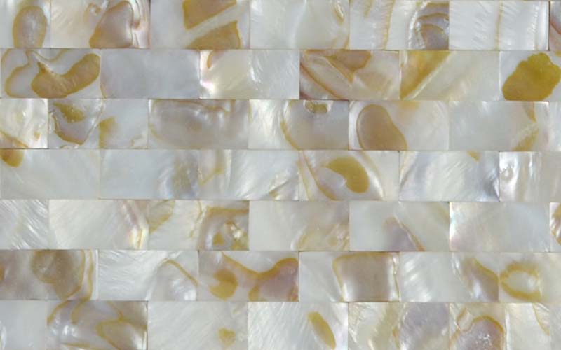 front side of the mother of pearl tile - st071