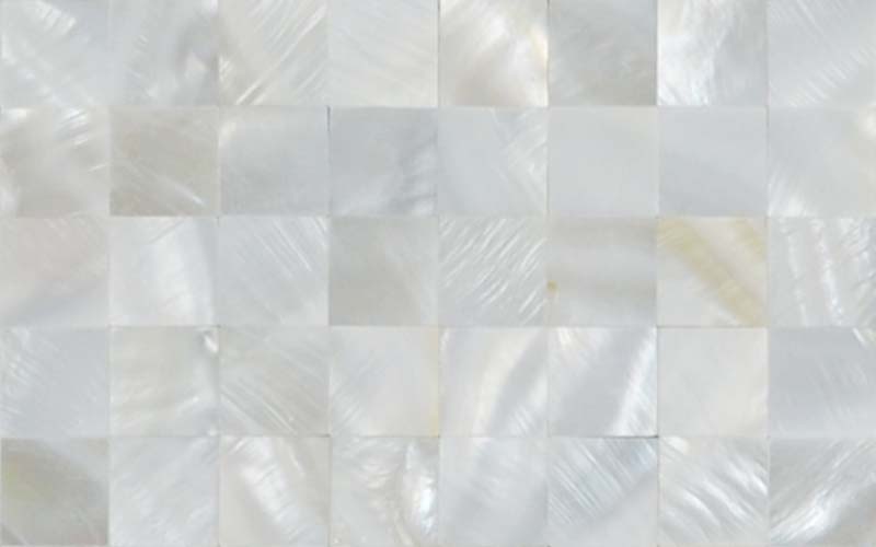 front side of the mother of pearl tile wall backsplash stickers - st057