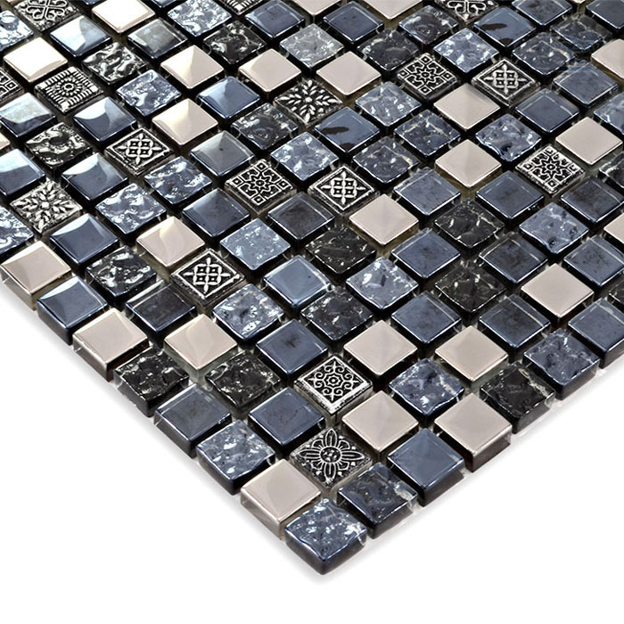glass mosaic bathroom wall tiles - hm0017