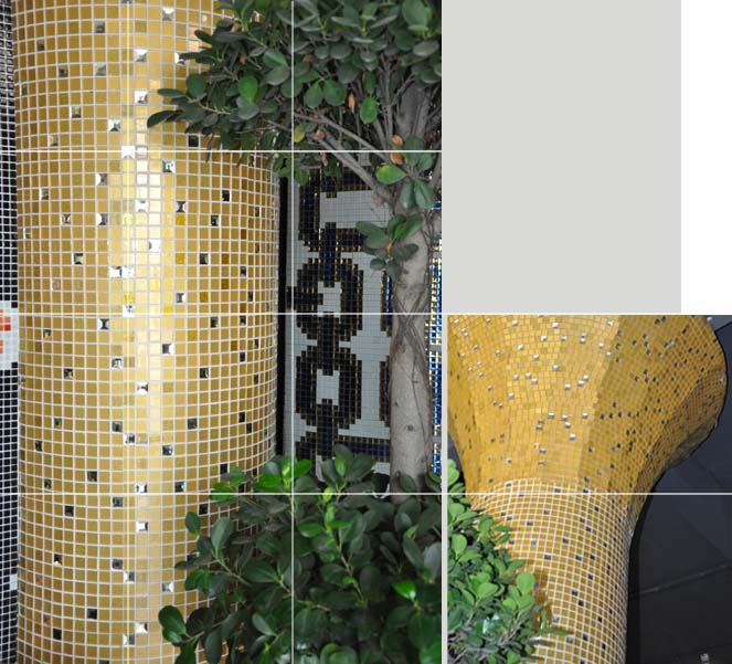 glass mosaic tile crystal backsplash gate wall tiles-stickers- sfm003