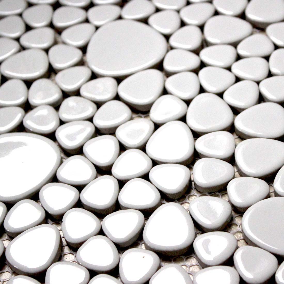 glazed porcelain mosaic pebble tile wall stickers - aty1103