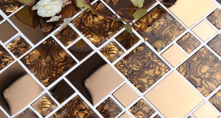 metallic wall tiles - kls033