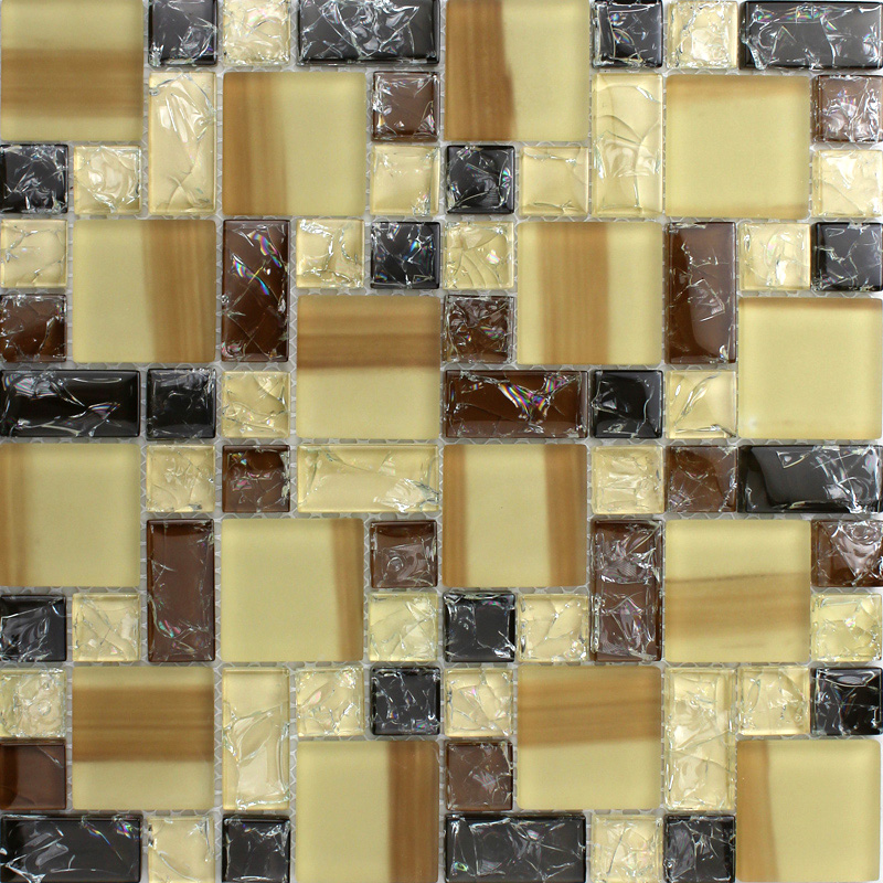 Brio Logo Blend Glass Mosaic Tile Modwalls Modern Tile