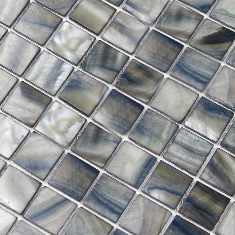 shell tiles 100% blue seashell mosaic mother of pearl