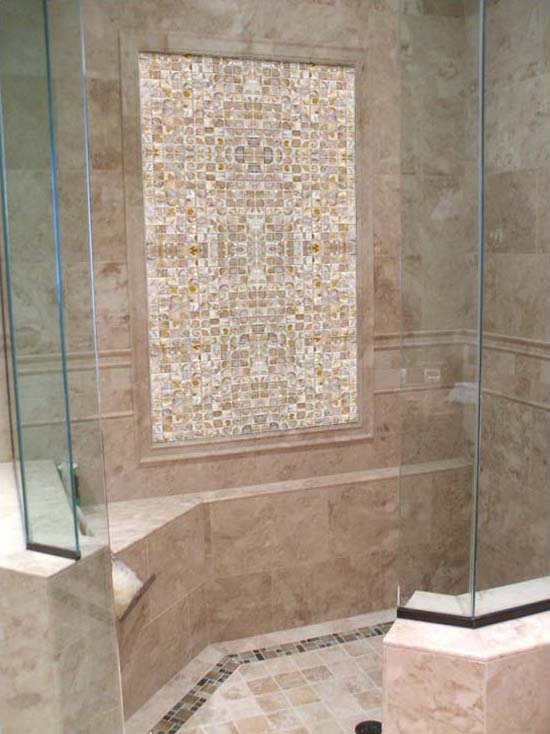 mother of pearl tile shower wall and floor tiles - st005