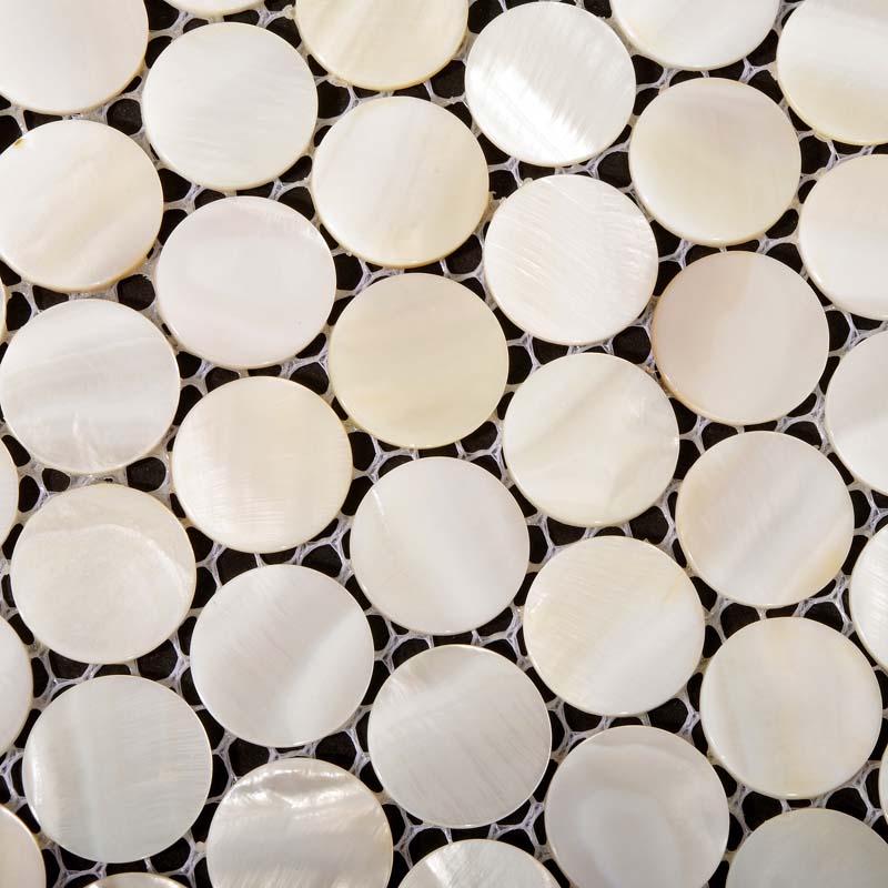 Mother Of Pearl Wall Mirror Tile, Round Mirror Tiles