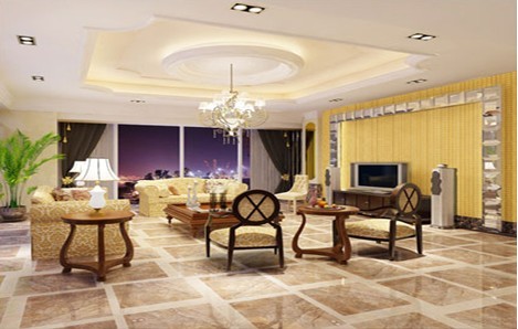 plated gold porcelain mosaic living-room wall backsplash tile - yf-mca34