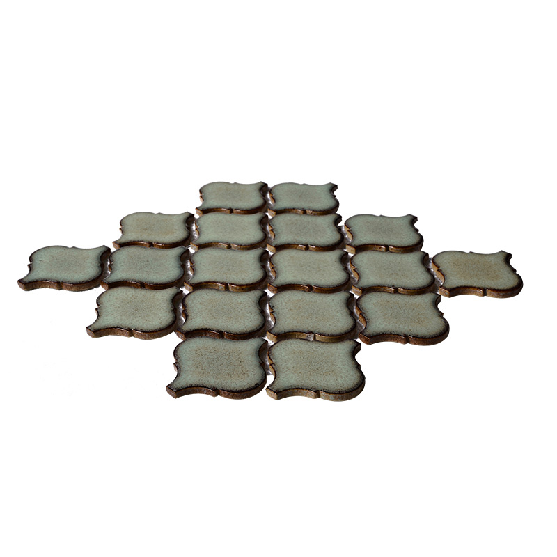 Brown Porcelain Tiles Lentern Design Ceramic Waterjet Backsplash Ideas Porcelain Tiles Lentern Design Ceramic