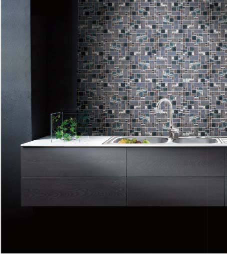 porcelain mosaic tile for washroom wall stickers decoration - vg001